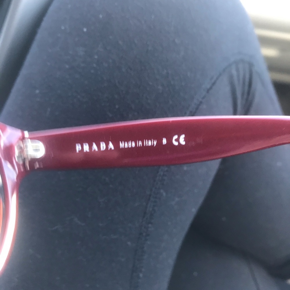 Prada Dark Cherry Sunglasses 🍒 - Picture 4 of 6
